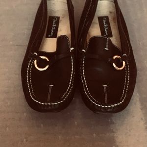 David Aaron Supple Black Leather Driving Shoes